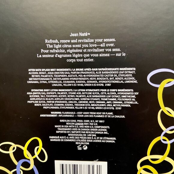 NEW Vintage Revlon Jean Nate After Bath Splash Mist & Hydrating Body Lotion Set - Picture 3 of 4